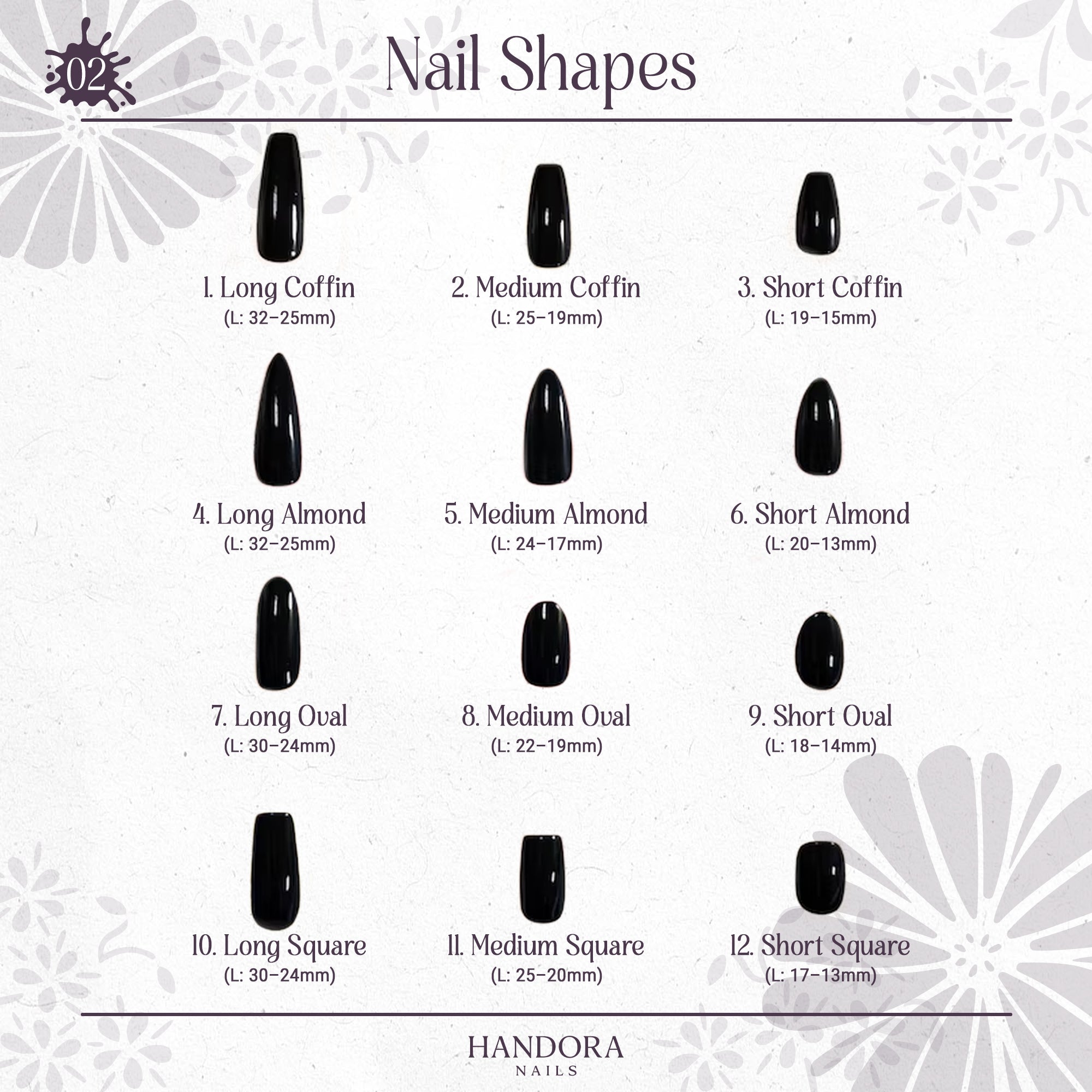 Silver Crack Chic press-on nails – design close-up by Handora