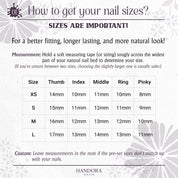 Silver Crack Chic press-on nails – hand-painted reusable gel set by Handora