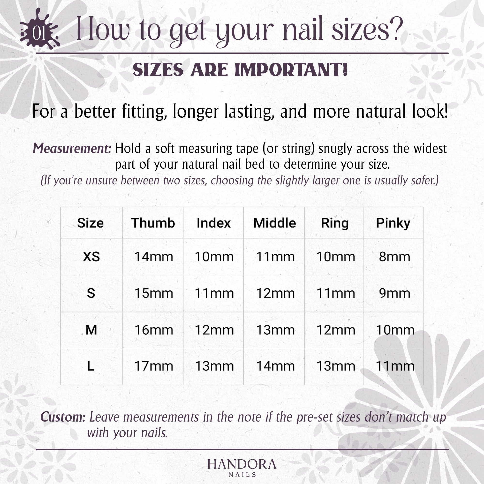 Silver Crack Chic press-on nails – hand-painted reusable gel set by Handora