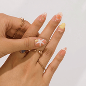 Siren Glaze nail design – handmade press-on nails by Handora