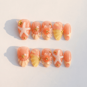 Siren Glaze full press-on nail set – sizes XS–L by Handora