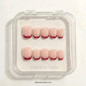 Spiced Berry Christmas press-on nails - design view 8 by Handora Nails