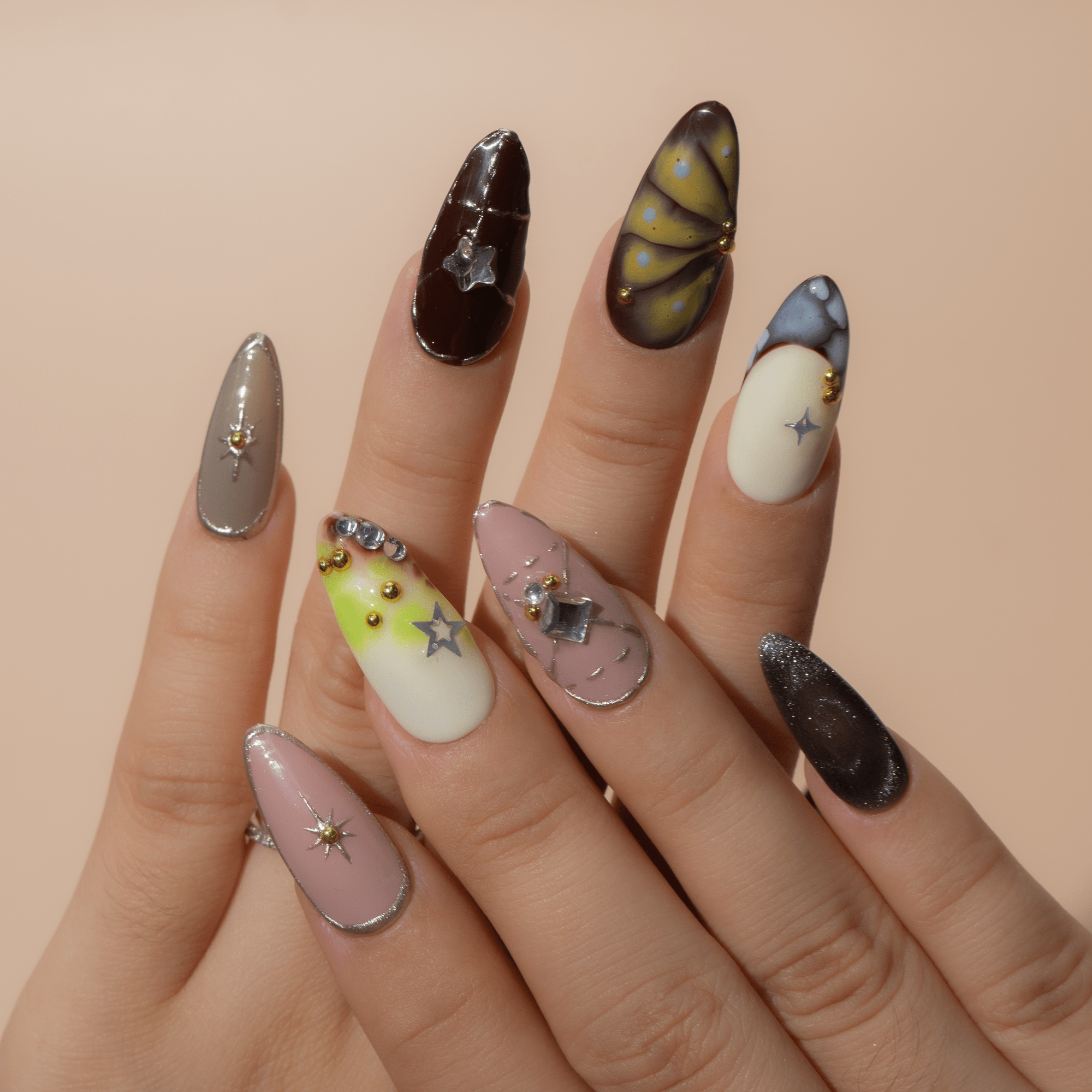Starfall Dream press-on nails by Handora