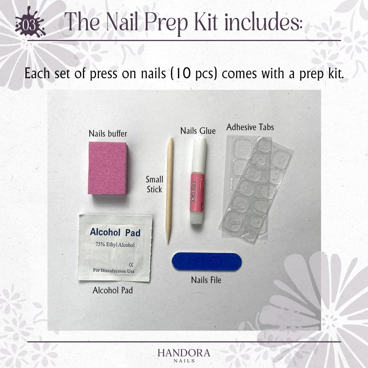 Starfall Dream press-on nails – hand-painted reusable gel set by Handora