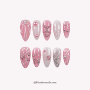 Starry Charm 3d press-on nails by Handora