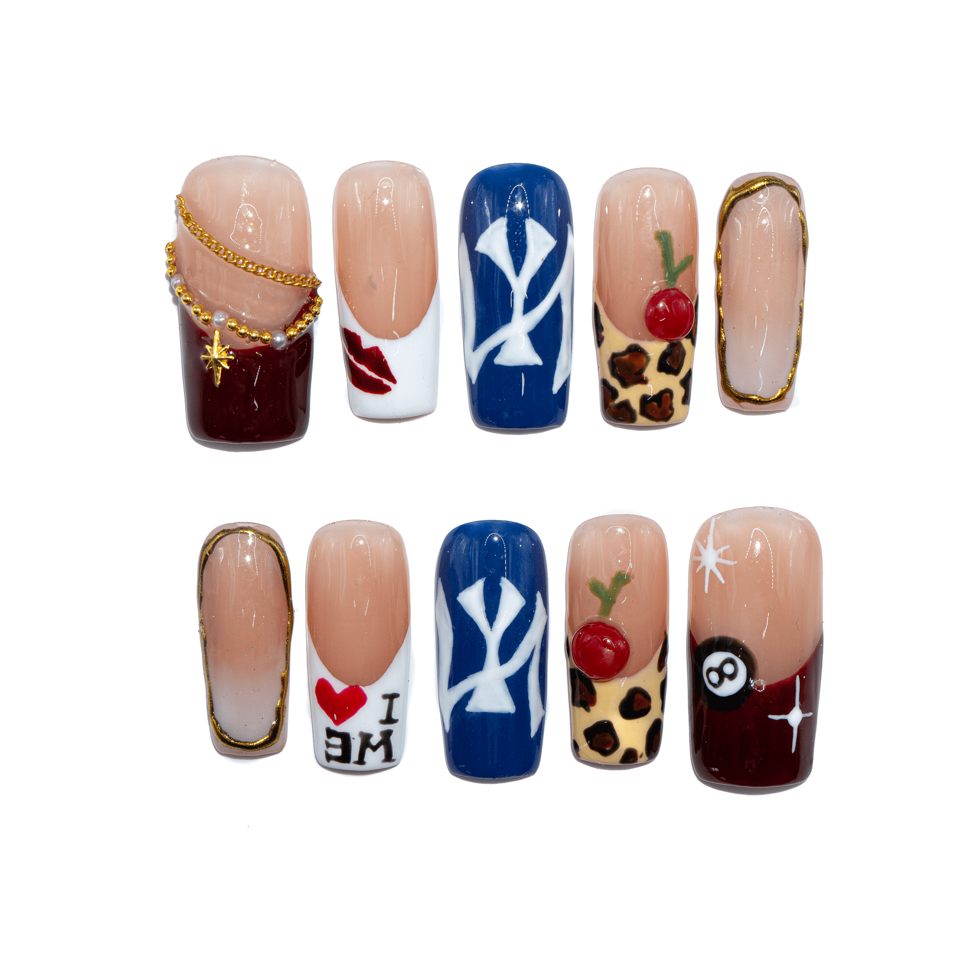 Street Pop autumn press-on nails by Handora