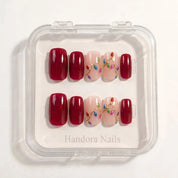 String Lights Christmas press-on nails - design view 9 by Handora Nails