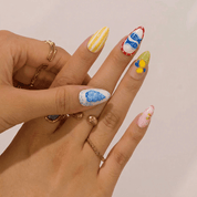 Summer Picnic press-on nails by Handora
