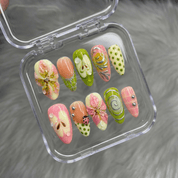 Summer Sparkle full press-on nail set – sizes XS–L by Handora