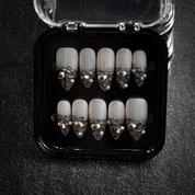 Surreal Vision press-on nails – hand-painted reusable gel set by Handora