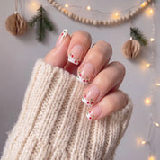 Sweet Berries Christmas press-on nails - design view 7 by Handora Nails