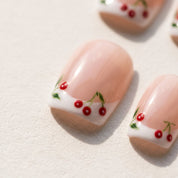 Sweet Berries Christmas press-on nails - design view 8 by Handora Nails