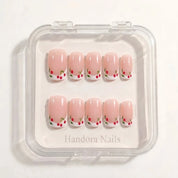 Sweet Berries Christmas press-on nails - design view 9 by Handora Nails