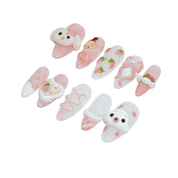 Sweet Berry salon-quality handmade press-on nails by Handora