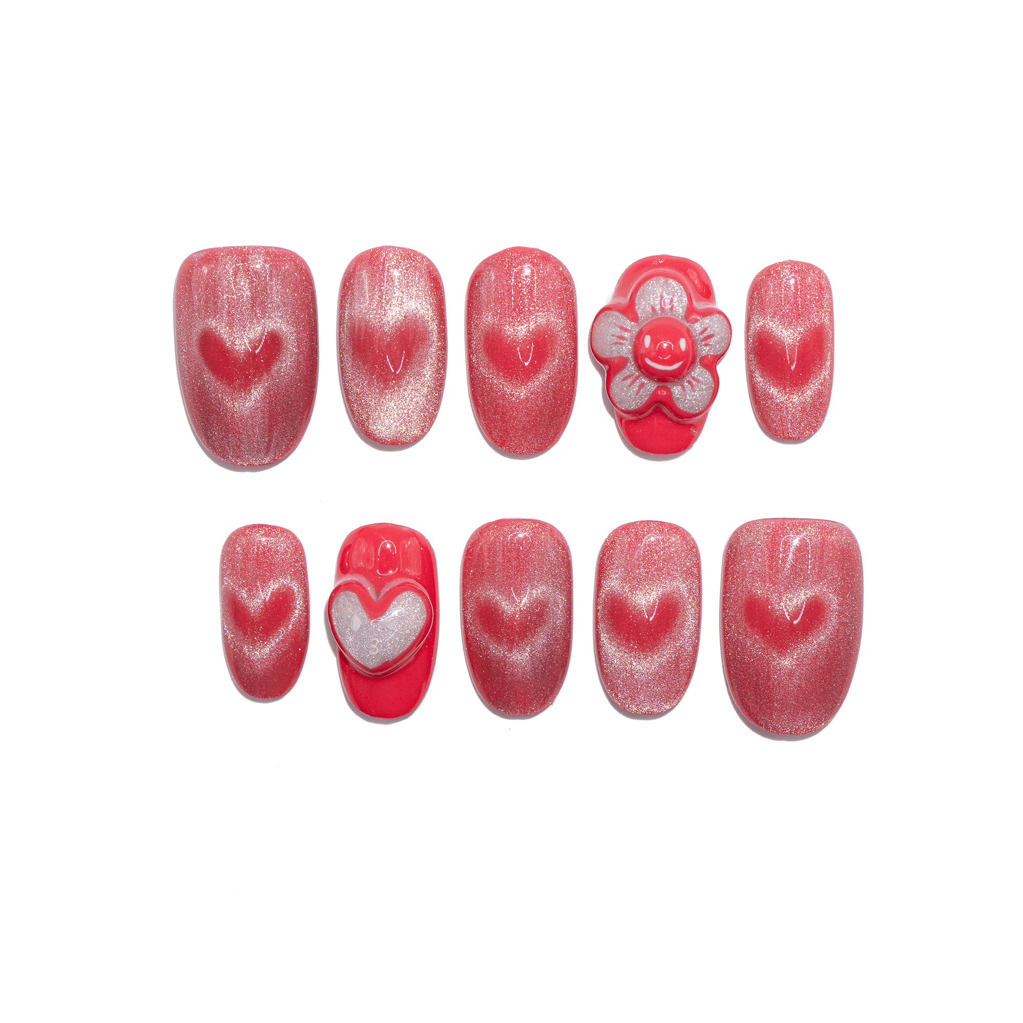 Sweet Blossom kawaii press-on nails by Handora