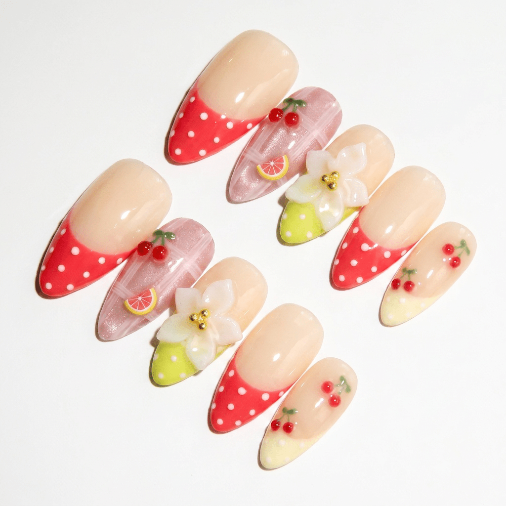 Sweet Orchard press-on nails by Handora
