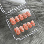 Sweet Peachy press-on nails by Handora