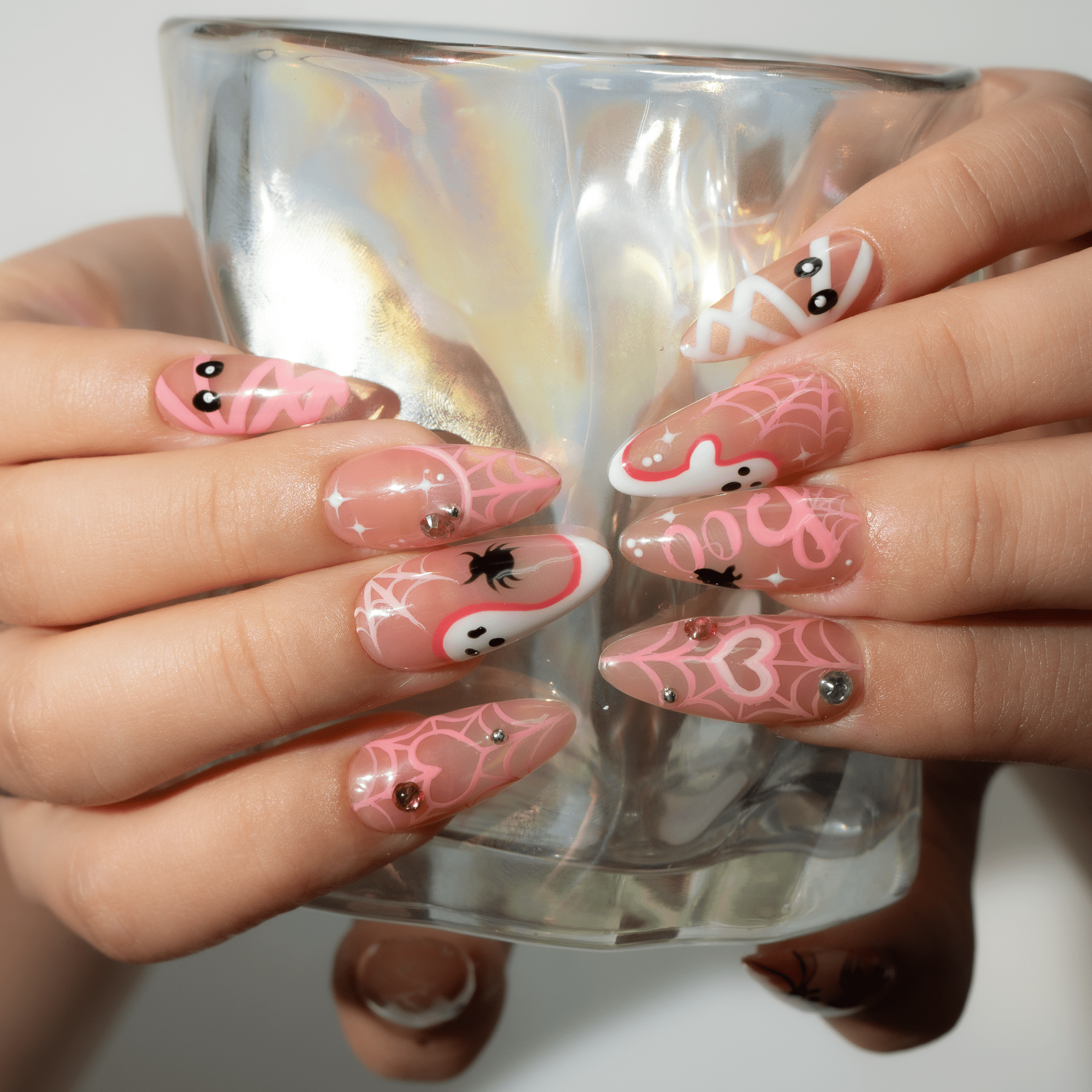 Sweet Spooky full press-on nail set – sizes XS–L by Handora