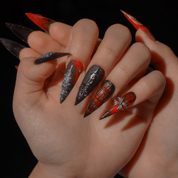 The Tell Tale Heart gothic press-on nails by Handora