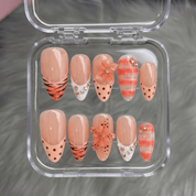 Tiger Blossom press-on nails by Handora