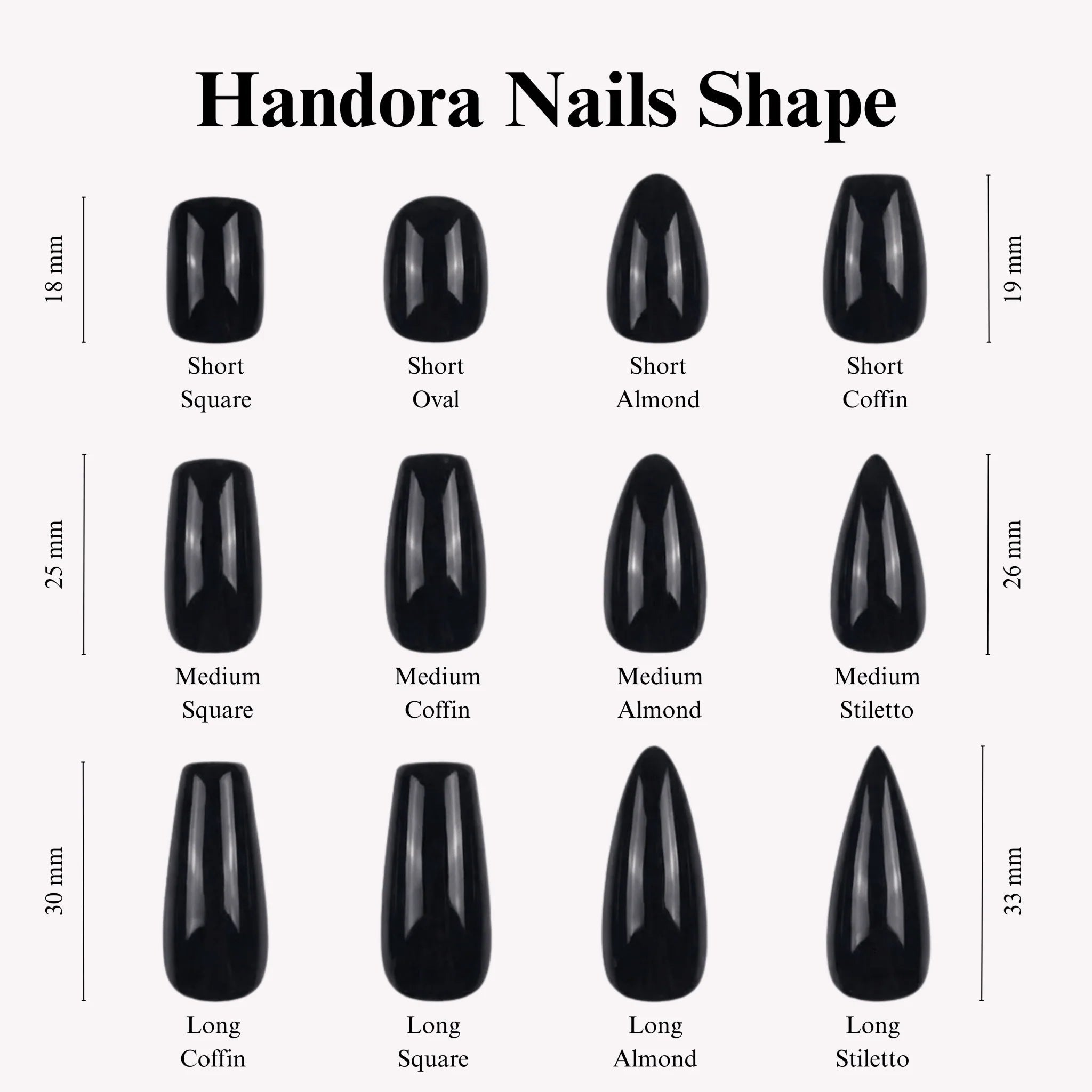 Tropical Siren press-on nails by Handora