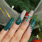 Twinkle Tree press-on nails – hand-painted reusable gel set by Handora