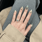 Virgo Essence 3d nail design – handmade press-on nails by Handora