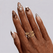 Wild Bloom full press-on nail set – sizes XS–L by Handora
