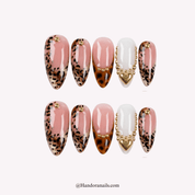 Wild Heart 3d press-on nails by Handora
